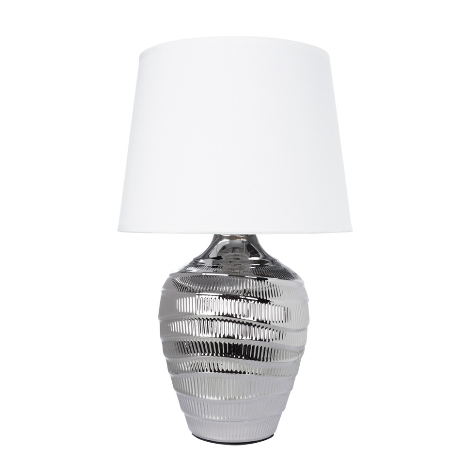 Настольная лампа с лампочками. Комплект от Lustrof. №282318-616562, цвет хром - фото 1