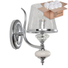 Бра Crystal Lux с лампочкой Betis AP1+Lamps E14 P45 