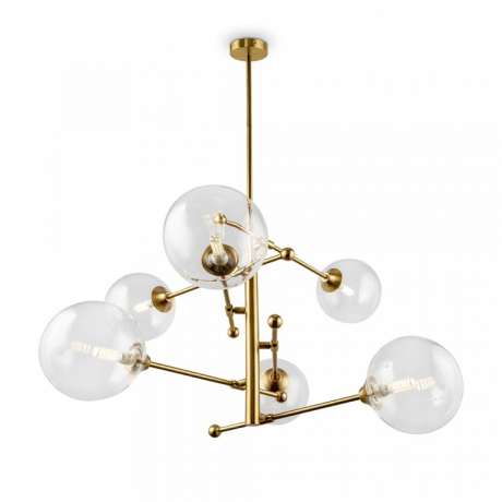 Люстра на штанге Freya Maddison FR5115PL-06BZ 