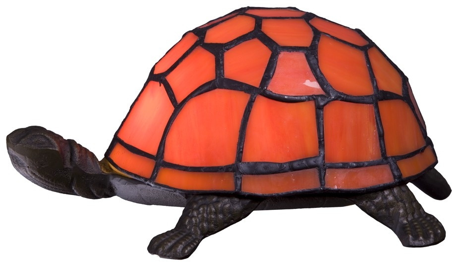 801-804-01 Настольный светильник черепаха Velante, цвет темно-коричневый - фото 1