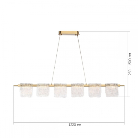 Подвесной светодиодный светильник ST Luce Voile SL6021.203.36 