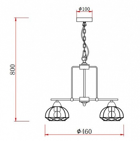 Подвесная люстра Rivoli Gekuba 5064-233 Б0047374 