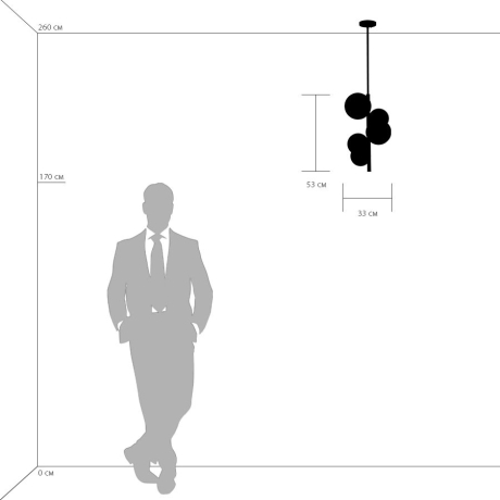 Люстра на штанге Croco Lightstar с поддержкой Алисы, 815053 