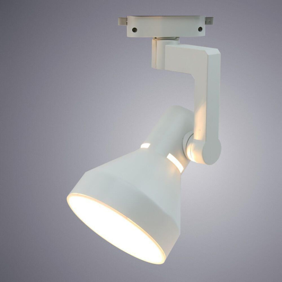 Однофазный светильник для трека Arte Lamp Nido A5108PL-1WH модуль светодиодный plurio lamp r77 9w day4000 wh 36 deg 2 2 38v 200ma arlight металл