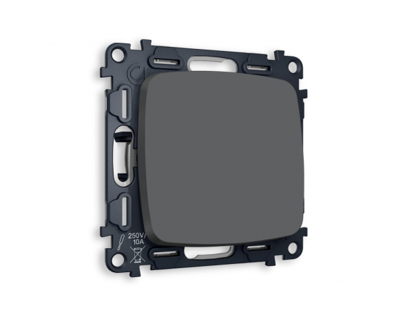 Выключатель перекрестный одноклавишный без рамки Ambrella Volt OMEGA MO901030