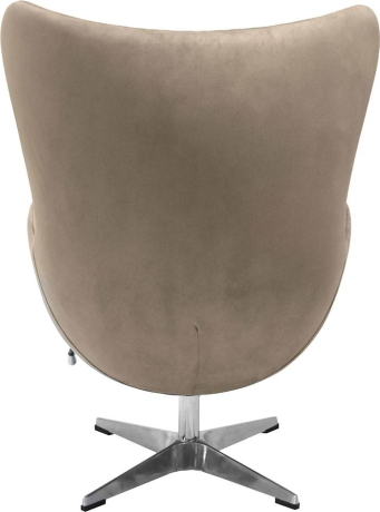 Кресло EGG STYLE CHAIR латте, искусственная замша Bradex Home 761681