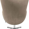 Кресло EGG STYLE CHAIR латте, искусственная замша Bradex Home 761681
