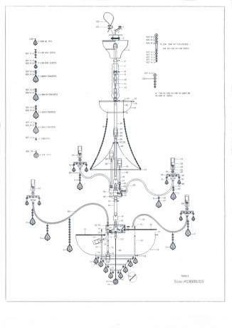Подвесная люстра Lightstar Classic 700514 