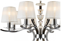 Нарушена упаковка!  <284807> Подвесная люстра iLamp Omega RM5231/8 Хром