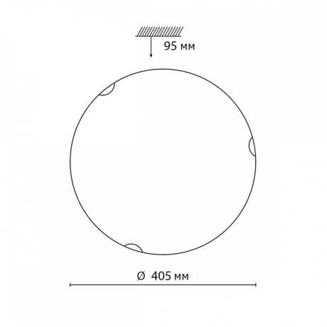 Накладной светильник Sonex Ammonite 7602/DL 