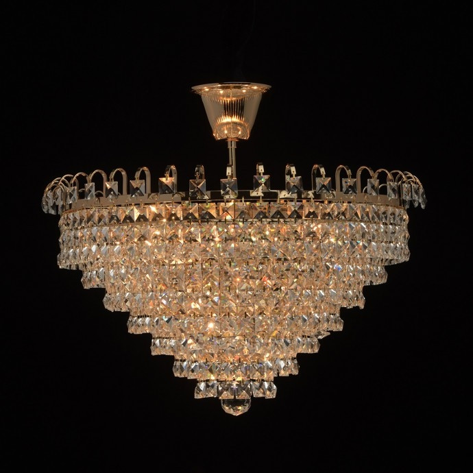 Потолочная люстра со светодиодными лампочками E14, комплект от Lustrof. №110075-667781, цвет золотой - фото 2
