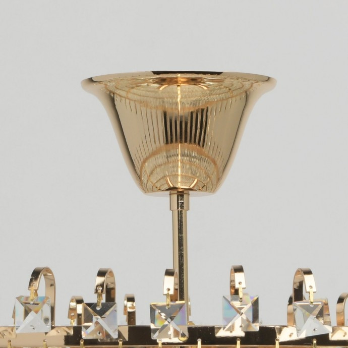 Потолочная люстра со светодиодными лампочками E14, комплект от Lustrof. №110075-667781, цвет золотой - фото 3
