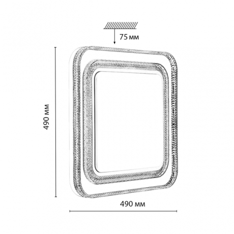 Накладной светильник Sonex Suzy Silver 7685/EL 