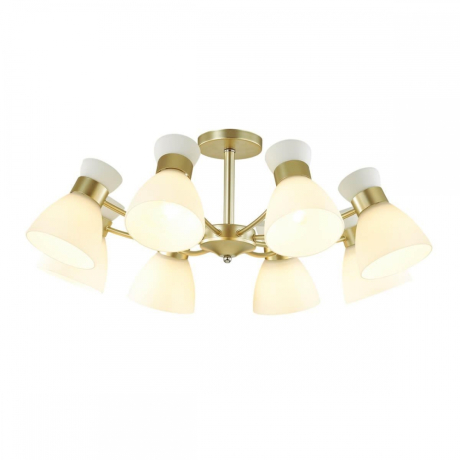 Люстра потолочная Lumion Wilma с лампочками 4535/8C+Lamps E27 P45 