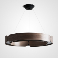 Подвесной кольцевой светильник Range 1 D70 Black walnut ImperiumLoft RANGE01 (195534-26)