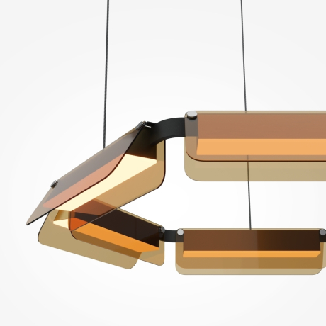 Подвесная люстра Maytoni Flat MOD296PL-L40BC3K 