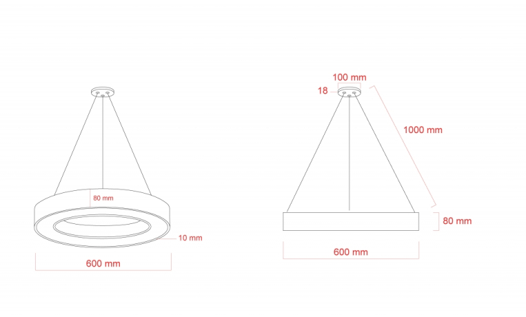 Подвесной светильник Эра Ring Б0058904