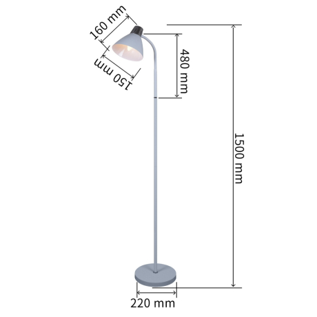 Торшер Reluce 03041-0.6-01 WH (1427350) 