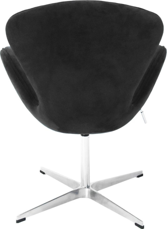 Кресло SWAN STYLE CHAIR графит, искусственная замша Bradex Home 761682