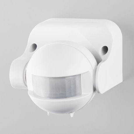 Инфракрасный датчик движения 12m 1,8-2,5m 1200W IP44 180° Elektrostandard -08 белый (a034065)