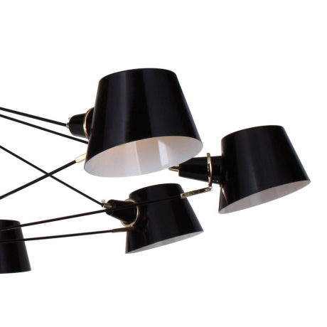 Люстра на штанге с лампочками Favourite Eimer 1512-9P+Lamps E14 P45 