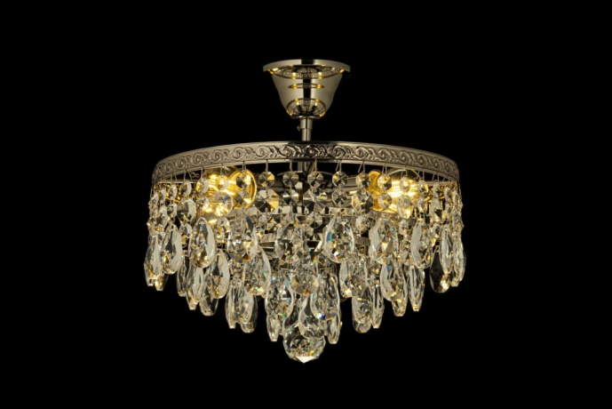 Люстра потолочная с Led лампочками в комплекте Arti Lampadari Castellana E 1.3.30.601 N+Lamps 