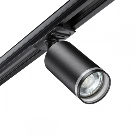 Однофазный светильник для шинопровода с лампочкой Novotech 370877+Lamps 