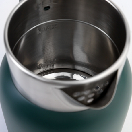 ERGOLUX ELX-KS13-C05 зеленый PRO (чайник нерж.сталь/пластик, 1.6л, 220-240В, 2000 Вт) (15331)