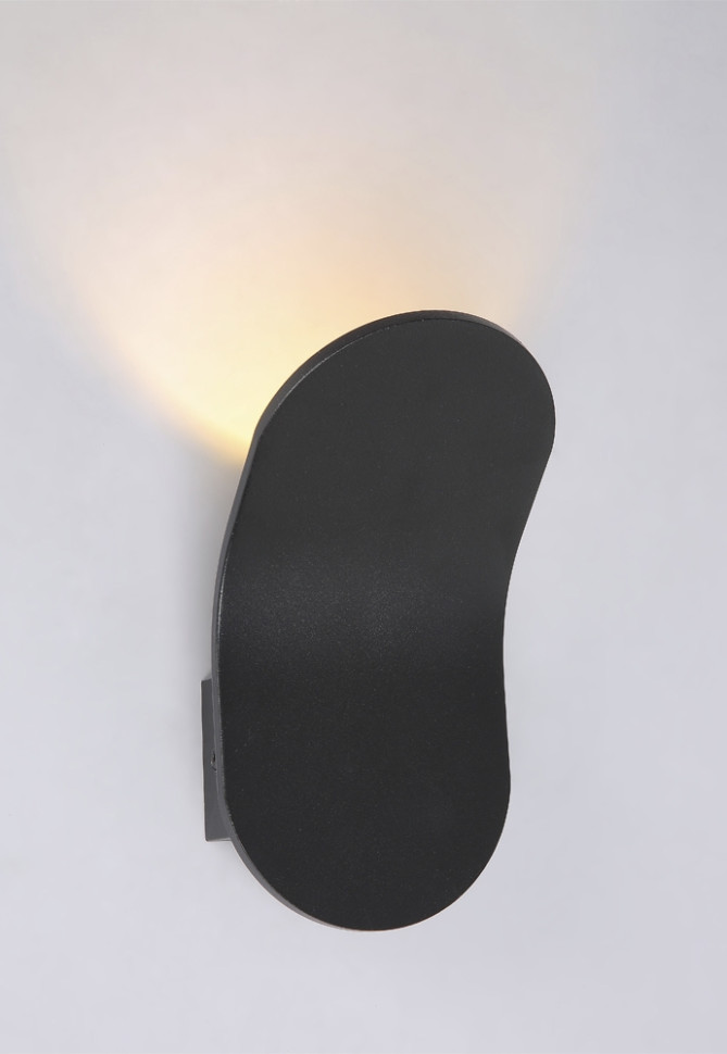 Настенный светодиодный светильник Crystal Lux CLT 150W BL, цвет черный - фото 1