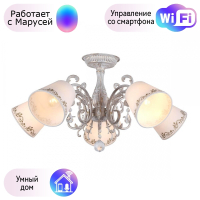 Люстра с поддержкой Маруси потолочная Omnilux OML-53707-05-M