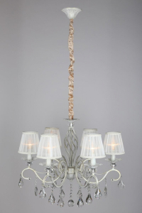 Люстра подвесная со светодиодными лампочками E14, комплект от Lustrof. №67103-657009