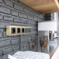 Коробка для накладного монтажа (шампань) Werkel W8000011