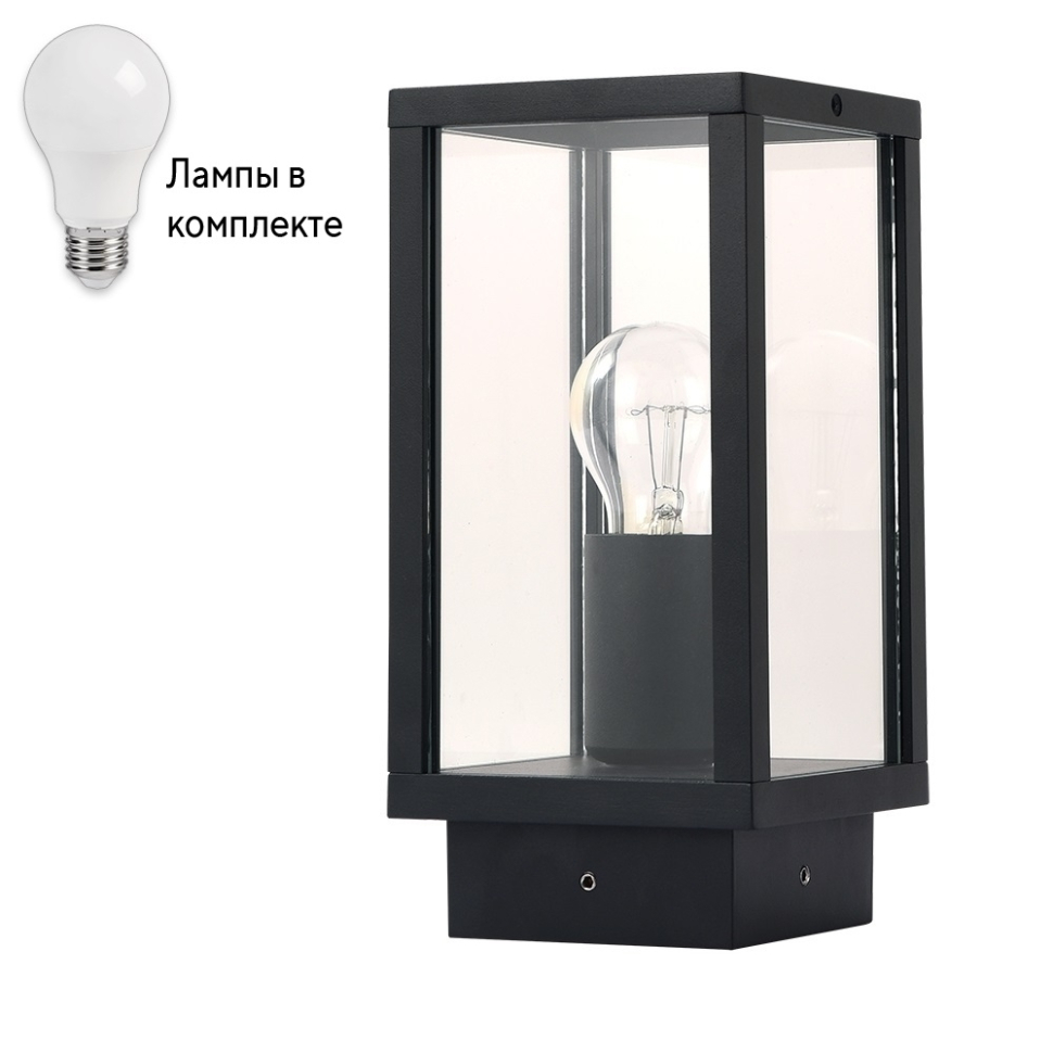 Уличный ландшафтный фонарь с лампочкой Arte lamp A1631FN-1BKLamps 5890₽