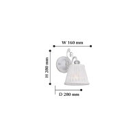 Бра с лампочкой F-Promo Amanda 2150-1W+Lamps E14 Свеча