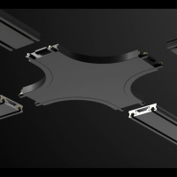 Соединитель с токопроводом "Х" для низковольтного шинопровода Novotech SMAL 135211