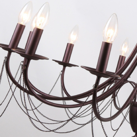 Люстра с лампочками, подвесная, комплект от Lustrof. №179012-617507 