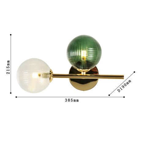 Светильник на стену с Led лампочками в комплекте F-Promo 4035-2W+Lamps 