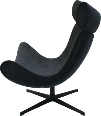 Кресло TORO графит, искусственная замша Bradex Home 761687