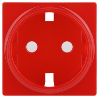 Лицевая панель ЭРА розетки красный 12-6301-23 Б0052668