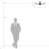 Люстра потолочная управляемая Салютом 10987-720694
