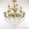 Подвесная люстра Bohemia Ivele Crystal AL7901 AL79101/10+5/250/2D B AG 
