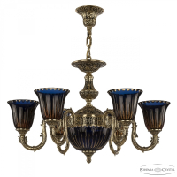 Люстра Bohemia Ivele 71203P/6/175 GB P2 U Amber-Blue/H-1K