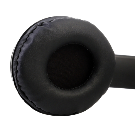 ERGOLUX ELX-BTHP01-C02 (Наушники накладные беспроводные, FM, MP3, микрофон, Черные, Коробка) (15355)