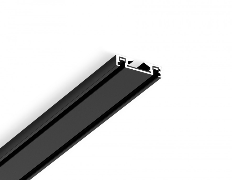 1м. Магнитный ультратонкий шинопровод накладной Magnetic Ultra Slim Ambrella light TRACK SYSTEM GV1003, цвет черный
