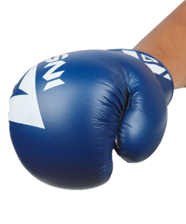 Нарушена упаковка!  <381361> Перчатки боксерские MARS, ПУ, синий, 4 oz 4680459136664