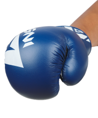 Нарушена упаковка!  <381361> Перчатки боксерские MARS, ПУ, синий, 4 oz 4680459136664