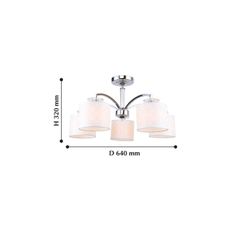 Люстра на штанге F-promo Modum 2199-5U 