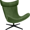 Кресло TORO зеленый, искусственная замша Bradex Home 761688