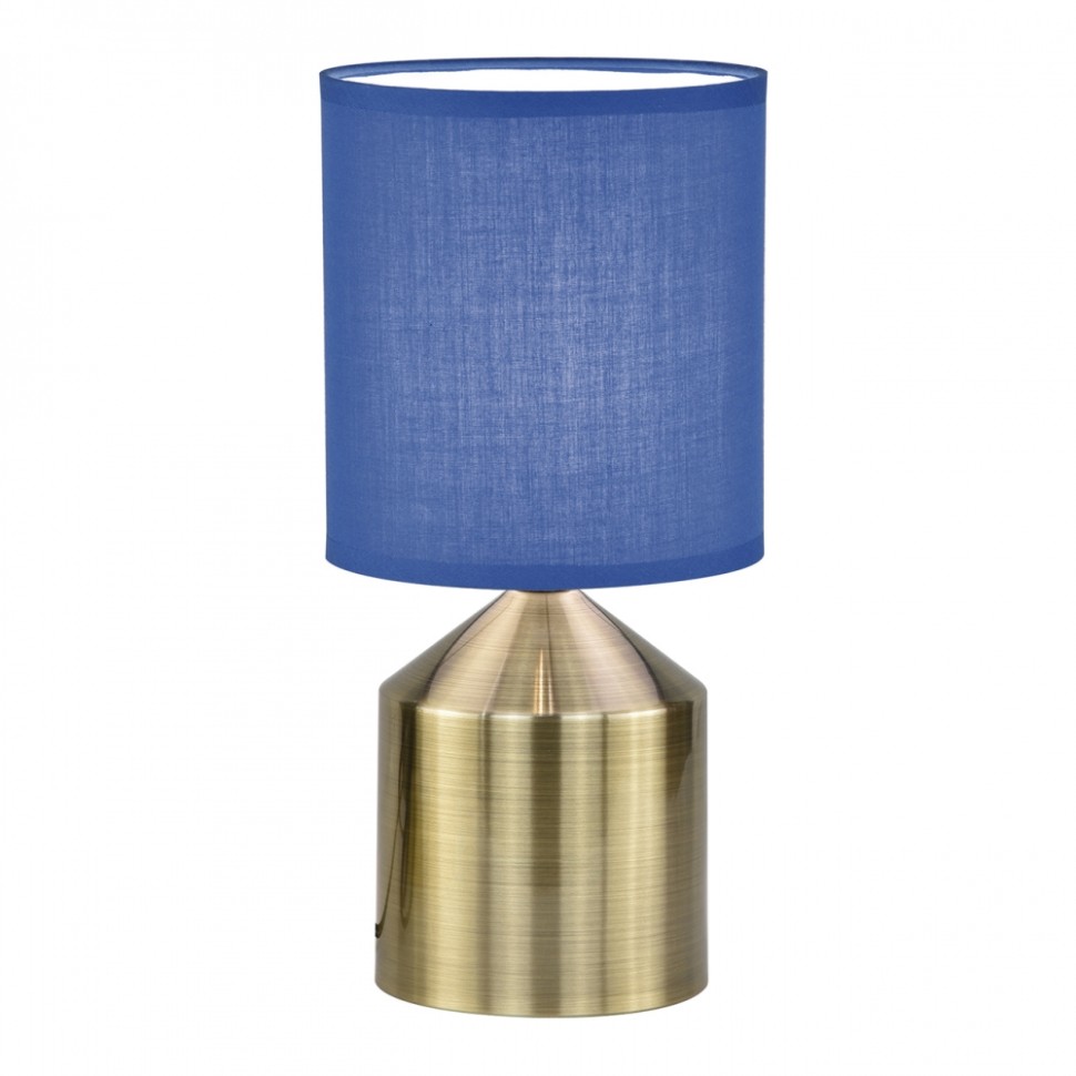 Настольная лампа Escada 709/1L E14*40W Blue/Beige DANA, цвет бронза 709/1L Blue - фото 1