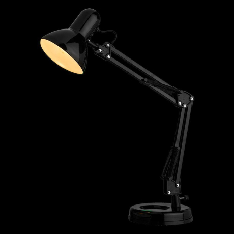 Настольная лампа в комплекте с лампочкой  Arte lamp A1330LT-1BK+Lamps 